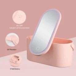 GlamBox Portable Vanity With LED Mirror -Beauty Bakerie Shop 4 66f9ef0d 53ce 4839 9181 395ec4447200