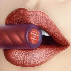 Cinnamon Roll Metallic Lip Whip -Beauty Bakerie Shop CinnamonRoll