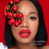 Bowl Of Cherries Matte Lip Whip -Beauty Bakerie Shop FS BOWLOFCHERRIES TEISHA 1 TEXTcopy