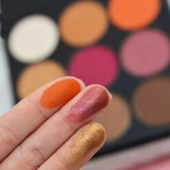 Limited Edition Palette - Desert Rose -Beauty Bakerie Shop Klara Cosmetics Desert Rose limited edition eyeshadow palette professional pigmented shades swatches two colorful shimmer matte glitter sparkle multichrome