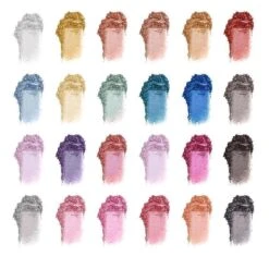 24 Shade Eyeshadow Palette - Ibiza -Beauty Bakerie Shop Klara Cosmetics Ibiza 24 eyeshadow palette professional pigmented shades colorful shimmer matte sparkle glitter multichrome