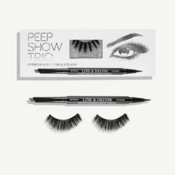 Peep Show Trio 10 Peep Show Trio -Beauty Bakerie Shop Klara Cosmetics Peep Show Trio babydoll eyeliner eyebrow pencil false eyelash waterproof smudgeproof blackest black full intense volume long last