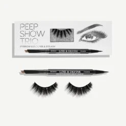 Peep Show Trio 12 Peep Show Trio -Beauty Bakerie Shop Klara Cosmetics Peep Show Trio muse eyeliner eyebrow pencil false eyelash waterproof smudgeproof blackest black full intense volume long last