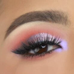 24 Eyeshadow Palette - Shanghai 13 24 Eyeshadow Palette - Shanghai -Beauty Bakerie Shop Klara Cosmetics Shanghai 24 eyeshadow palette professional pigmented pink shades looks on the model colorful shimmer matte glitter sparkle multichrome