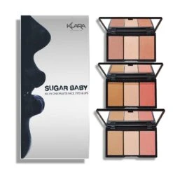 Sugar Baby Box Set -Beauty Bakerie Shop Klara Cosmetics sugar baby makeup set face contour highlight bronze eyeshadow all in one shimmer matte creamy powder collector gift box b10e1edc cc1d 4d14 b968 94109e20d761