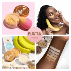 Plantain (Caramel) Flour Setting Powder -Beauty Bakerie Shop Plantain