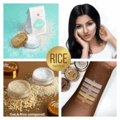 Rice (White) Flour Setting Powder -Beauty Bakerie Shop RiceGrid